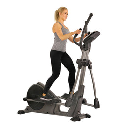 Sunny Health & Fitness SF-E3912 Magnetic Elliptical Machine w/ Tablet Holder and Monitoring Device