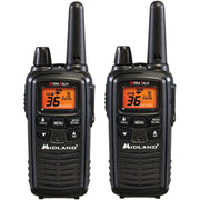 Midland 26-Mile 36 Channel 2-Way Radios - Black (2-Pack)-LXT600VP3
