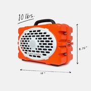 Turtlebox Audio Original Gen 3 Outdoor Bluetooth Speaker, Rugged Waterproof, Ultra-Loud 120dB, Tan/Black