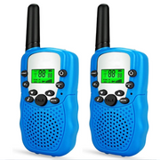 QiShi Walkie Talkies for Kids Toys for 3-12 Year Old Boys Girls 22 Channels 2 Way Radio Toy with Backlit LCD Flashlight Long Range Distance for Kids