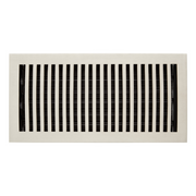 Signature Hardware SH551470BN Modern Solid Brass Oversized Floor Register - Brushed Nickel - 6