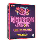 USAopoly Telestrations After Dark 6 Player 2nd Edition Adults-Only Party Board Game with Cards, Dice, Dry Erase Sketchbooks, 94111165