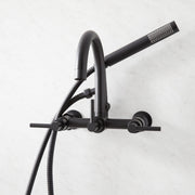 Signature Hardware SH441134MB Sebastian Deck-Mount Tub Faucet, Lever Handles, 4