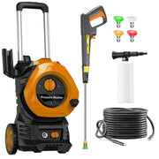 HONDMIN 4200 PSI 2.5 GPM Pressure Washer with 25ft Hose, Ergonomic Spray Wand, Complete Accessory Kit