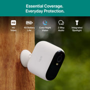 Arlo VMC2082-1WMNAS Essential XL Security Camera 1080 HD (3rd Gen, 2025 Release) - Wireless Outdoor Camera, 1-Cam