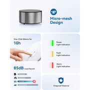SITERWELL Smoke and Carbon Monoxide Detector Combo, Dual Sensor Technology, 10-Year Battery, Reduced Nuisance Alarms, Bilingual Voice Alerts, White, 1 Pack, GS886-H02