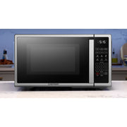 Chefman RJ55-SS-11 1.1 Cu ft Countertop Microwave Oven, 1000 Watts, Stainless Steel