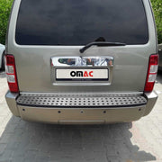 OMAC Rear Bumper Sill Cover Guard, Brushed Stainless Steel, Silver, Fits Dodge Nitro 2007-2012, K-2401093T