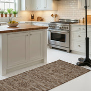 Better Homes & Gardens Arty Medallion Runner Rug, 2 ft x 6 ft, Brown, Polyester BH4700690717643