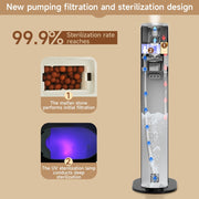 Topteng Ultrasonic Humidifier Large Room 9L Capacity, 3-Speed Smart Humidity Control, Cool Mist, Remote Controlled, White