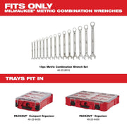 Milwaukee 48-22-9483T Trays for Metric Combination Wrench, 15 Piece