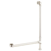 1-1/2 OD BALL SWIVEL OVERFLOW 30 OVERFLOW 24 DRAIN 6 TAILPIECE W/POP DRAIN & DAISY WHEEL OVERFLO