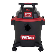 Hyper Tough 5 Gallon 4 HP Wet Dry Vacuum, Lightweight, 12 ft Cord and Hose, Multiple Attachments, AT18419P-5A
