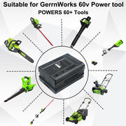 BOTKK LB60A00 LB60A01 LB60A02 LB60A03 Replacement Greenworks 60V Power Tool Battery, 5Ah Lithium Ion, Compatible
