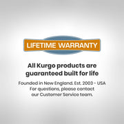 Kurgo Surf n Turf Dog Life Jacket, Reflective Chili Red, Adjustable Fit, Neoprene Liner, Ripstop Material, Medium, K01142