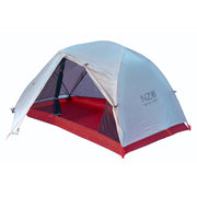 Near Zero 2-Person DynaLite Backpacking Tent, Lightweight Weather-Resistant Shelter, Dual Doors and Vestibules, Red