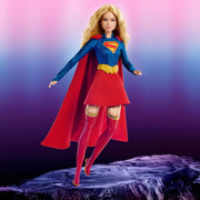 Mattel Barbie Signature DC Supergirl Fashion Doll, Blonde, Superhero Costume with Cape, Collectible JJY04