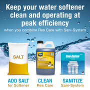 Pro Products Res Care Liquid Water Softener Cleaner, Unscented, 64 oz, RK64N