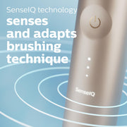 PHILIPS HX9990/11 Sonicare Prestige 9900, Rechargeable Electric Power Toothbrush with SenseIQ, Champagne