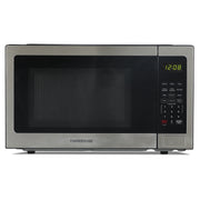 Farberware Countertop Microwave Oven, 1.1 Cu Ft, 1000W, 8 Auto Cook Settings, Defrost Function, Child Safety Lock, Stainless Steel, FMO11WLBKSS