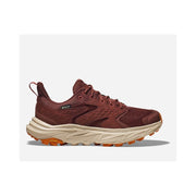 HOKA Anacapa 2 Low GTX Waterproof Hiking Shoes for Women, Eco-Friendly Upper, Vibram Megagrip Outsole, Spice & Earthenware, Size 9M, 1142830-SERT