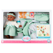My Sweet Love Baby Doll Stroller Set, Mint Outfit, 12 Pieces