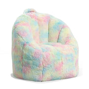 Big Joe 1124710R2 Joey Bean Bag Chair, Plushie, Kids/Teens, 2ft, Unicorn Rainbow