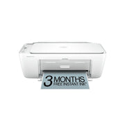 HP DeskJet 2827e Wireless All-in-One Inkjet Printer, Color, AI-Enabled, 60-Sheet Input Tray, White, 6W7F5A