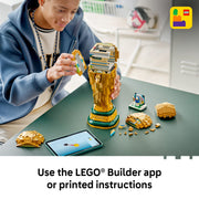 LEGO Editions FIFA World Cup Official Trophy Building Set, 2,842 Pieces, Multicolor, Collectible Soccer Model with 2026 Minifigure, 43020