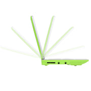 Goldengulf 7 Inch Portable Mini Laptop PC, Android 12, Quad Core 1.5GHz, 2GB RAM, 32GB Storage, WiFi, Built-in Camera, Green, GG-7-A133