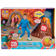 Just Play Danny Go! Lava Adventure Interactive Floor Game with Light-Up Volcano, 13-Piece Set, Multi-Color, 23161