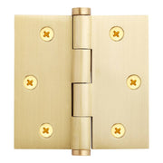 Signature Hardware SH-552-053-SB Solid Brass Mortise Door Hinge 3-1/2