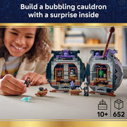 LEGO Harry Potter Cauldron Secret Potions Classroom Building Set, 652 Pieces, Includes 2 Minifigures and Otter Patronus, Multicolor, Ages 10+, 6588708