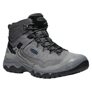 KEEN Targhee IV Mid Waterproof Hiking Boots for Men - Steel Grey/Coronet Blue - 11.5M