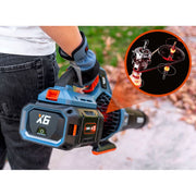 SENIX BLAX6-M1 X6 60 Volt Max* Handheld Cordless Leaf Blower, Up to 810 CFM and 170 MPH, Variable Speed, Cruise Control, Lightweight, Includes 4.0 Ah Battery and 3 Amp Charger