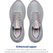 Brooks 1204261B019 Adrenaline GTS 24 Running Shoes for Ladies, Alloy/White Zephyr, Size: 8M