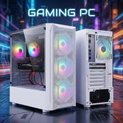 STGAubron Gaming Desktop Computer, Intel Core i7 3.9GHz, AMD Radeon RX 580 8GB, 16GB RAM, 1TB SSD, WiFi 6, Bluetooth 5.0, RGB Fans, Windows 11 Home, ABR0122