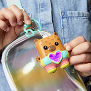 Nanomals Gabbybara Capybara Electronic Pet with Interactive Heart Meter, Multicolor, Includes 2 Outfits and Skateboard Accessory, G2668CU0
