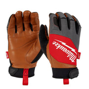 Milwaukee 48-73-0021 Work Gloves, Medium, Brown, Black, Red