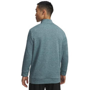 Under Armour Fleece Twist QZ Long-Sleeve Quarter-Zip Pullover - Jasper Blue - L