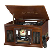 Innovative Technology VTA-600B-ESP Wood 8-in-1 Bluetooth Turntable, Espresso