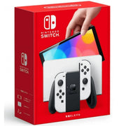 Nintendo Switch OLED Model w/ White Joy-Con Wide adjustable stand