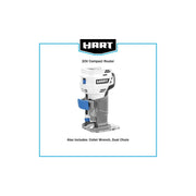 Hart HPRR01 Cordless Trim Router for Cutting, Shaping and Trimming (Battery Not Included) 20-Volt