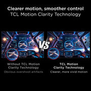 TCL 27P2A Pro 27in QHD Mini-LED Gaming Monitor, 320Hz Refresh Rate, HDR800 Brightness, 1ms GTG Response, AMD FreeSync Premium, Adjustable Stand, VESA Mount Compatible