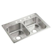 Sterling by Kohler Middleton 1470X-4 Double Basin Drop In Kitchen Sink