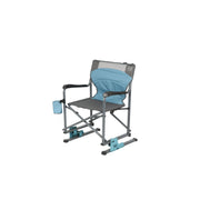 Timber Ridge DC-0013 Mulberry Bounce Camping Chair, Blue and Gray, Adult Use, 22lbs