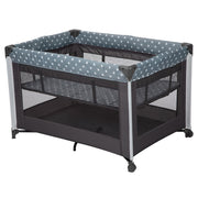 Babideal P901SGDT Dottie Playard with Bassinet-Grey Dot