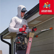 Milwaukee M550G-3X Workskin Hooded Shirt - Gray 3X