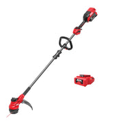 SKIL PWRCore 40V Brushless Cordless String Trimmer Kit, 15-Inch Cutting Swath, 2.0Ah Battery, 60W Charger, Black/Orange, LT4832C-10