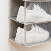 Imported BH18-016-099-07 Better Homes & Gardens Over the Door Closet Shoe Organizer, Single, Grey